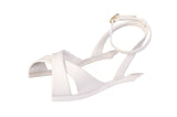 Brown Daya Cross-Strap sandal top — swappable strap design
