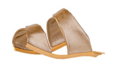 Gold Alma Crisscross sandal top — Sole Mate modular sandals