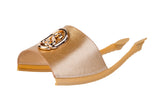 Gold Solen Slide sandal top — Sole Mate modular sandals