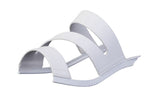 Aloura Triple-Strap sandal top in Orange — interchangeable design