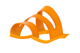 Aloura Triple-Strap sandal top in Orange — interchangeable design