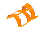 Orange Aloura Triple-Strap — snap-on sandal top by Sole Mate