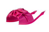 Fuchsia Lorin Ruched Bow sandal top — Sole Mate modular sandals