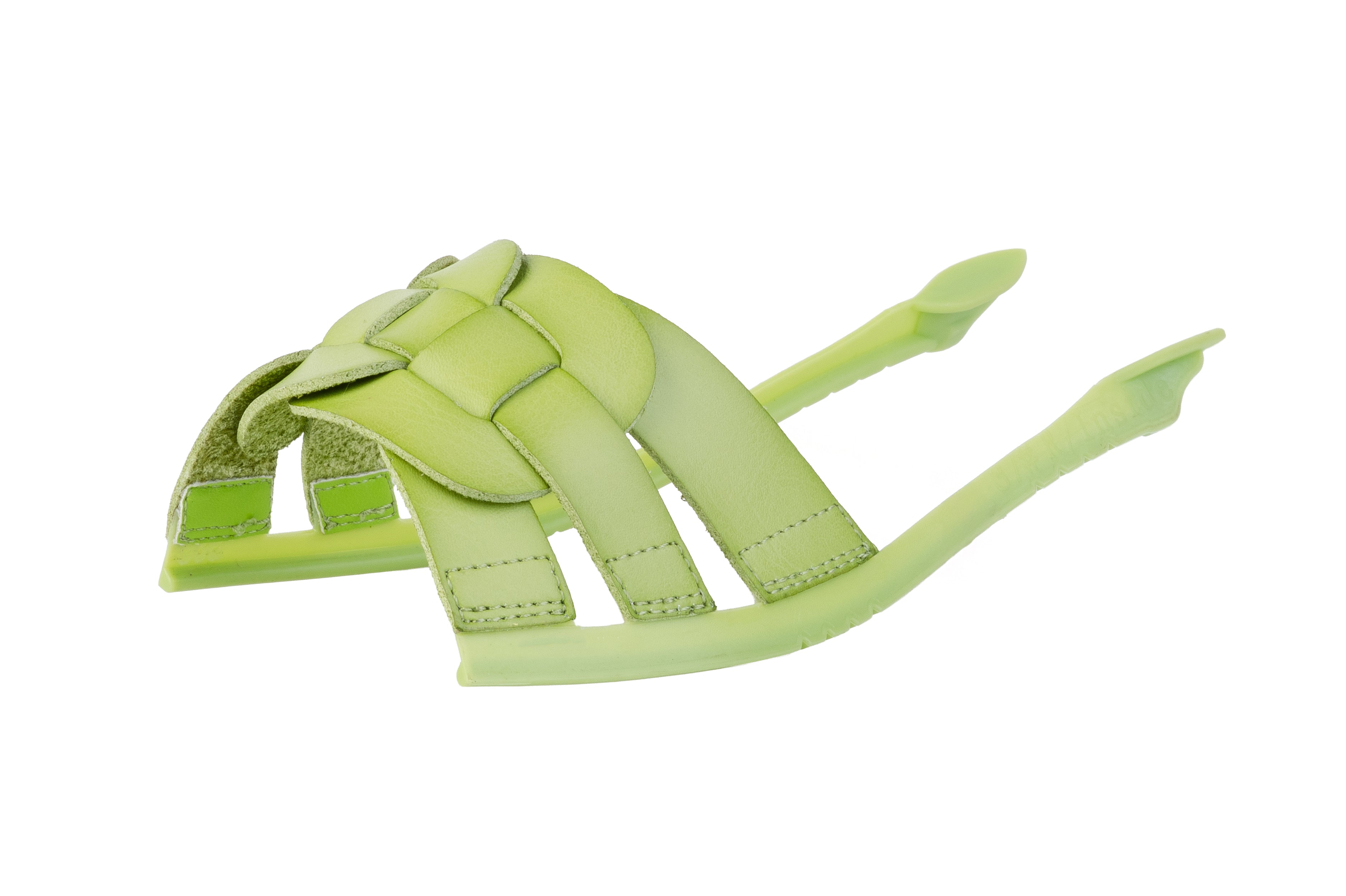 Light Green Harmonia Woven sandal top — Sole Mate modular sandals