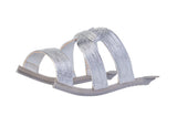 Silver Soraya Triple-Strap sandal top — Sole Mate modular sandals