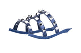 Deep Blue Tiva Studded sandal top — Sole Mate modular sandals