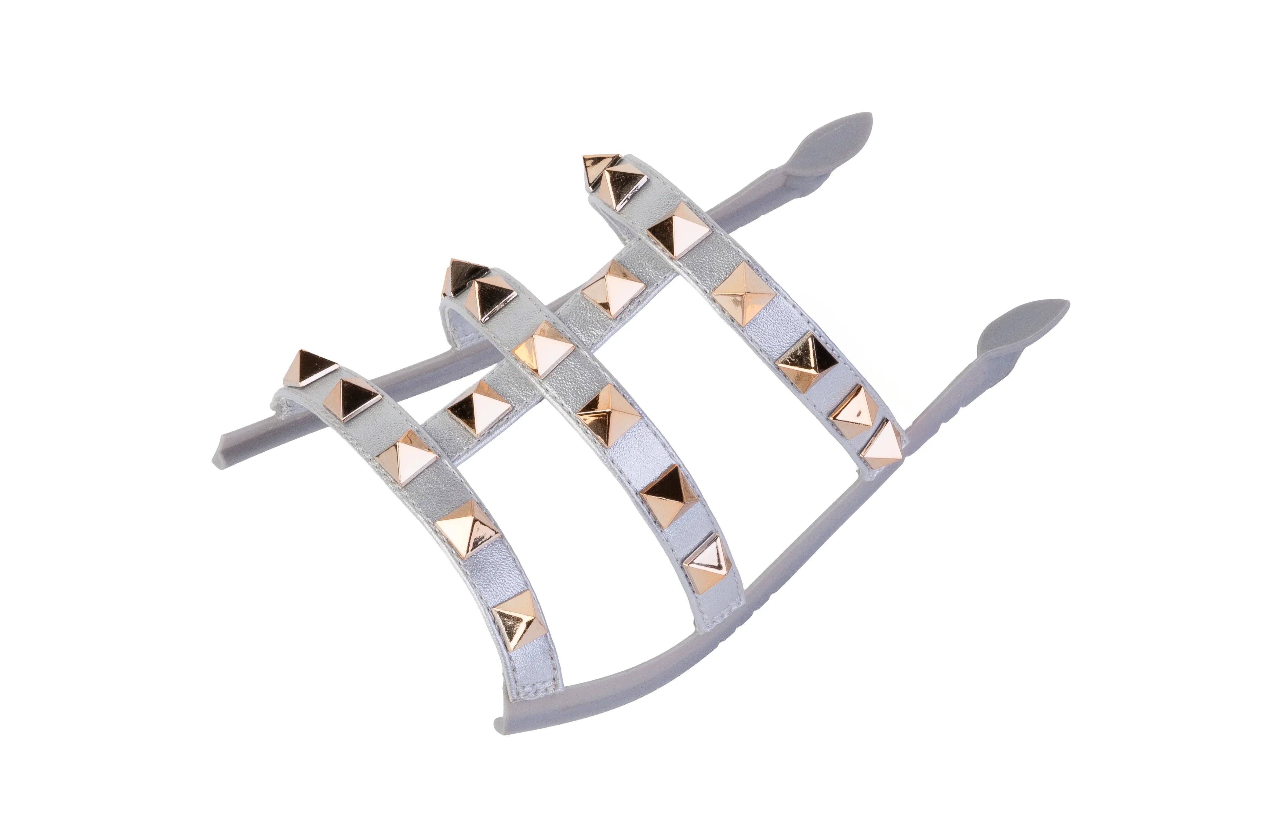 Tiva Studded sandal top in Silver — interchangeable design