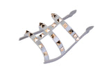 Tiva Studded sandal top in Silver — interchangeable design