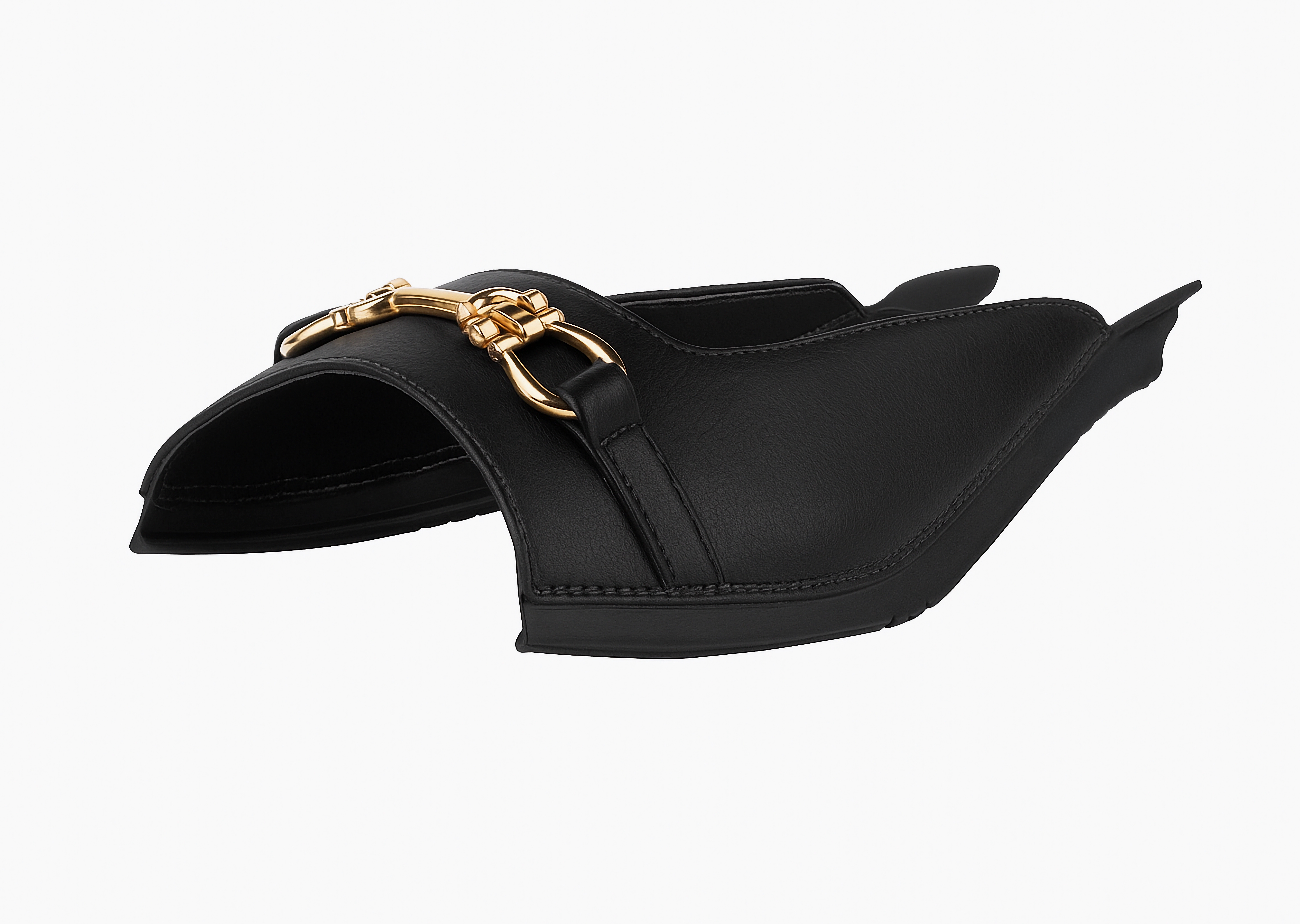 Beige Lux Metallic Slide sandal top — Sole Mate modular sandals