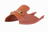 Brown Oriya Loafer sandal top — Sole Mate modular sandals